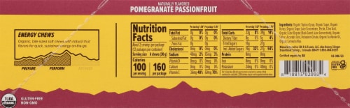 Honey Stinger® Pomegranate Passion Energy Chews Perspective: right