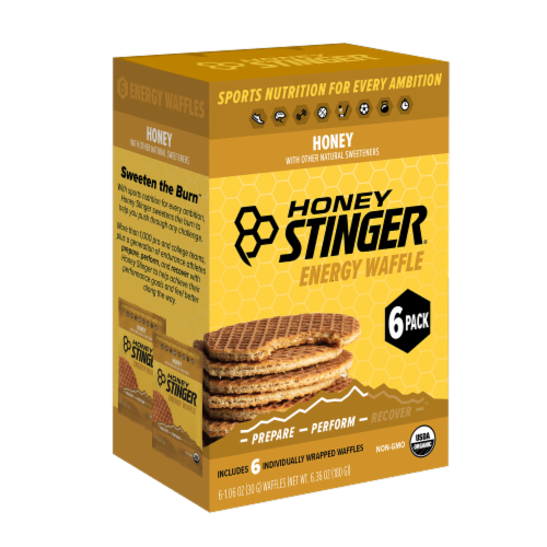 Honey Stinger® Organic Honey Waffle Perspective: right