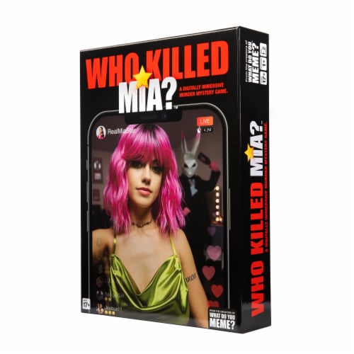 What Do You Meme? Who Killed Mia? A Digitally Immersive Murder Mystery Game Perspective: right