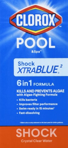 Clorox™ XtraBlue Shock Perspective: right