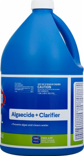 Clorox Pool & Spa Algaecide and Clarifier Perspective: right