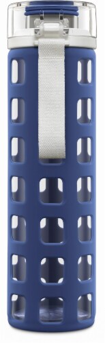 Ello Syndicate Glass Water Bottle - Bold Blue Perspective: right