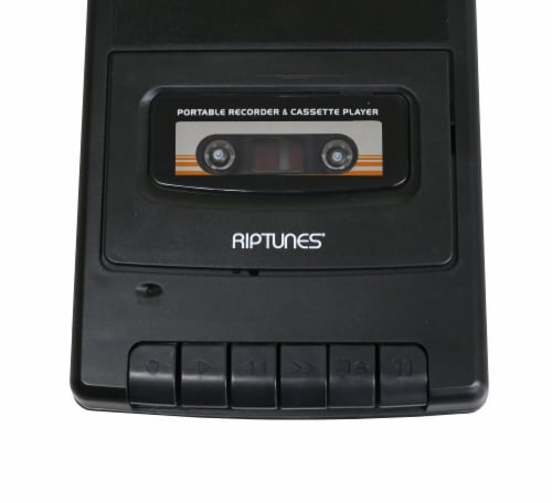 Riptunes Cassete Player And Recorder, Black Perspective: right