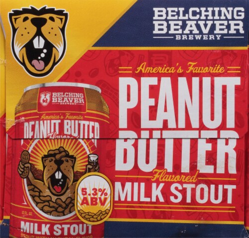 Belching Beaver Brewery Peanut Butter Milk Stout Perspective: right
