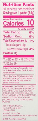 True Lemon® Kids Pink Lemonade Drink Mix Packets Perspective: right