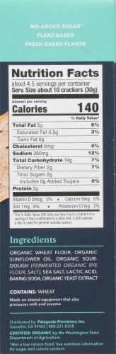 Patagonia Provisions® Organic Crackers Sourdough Sea Salt Perspective: right