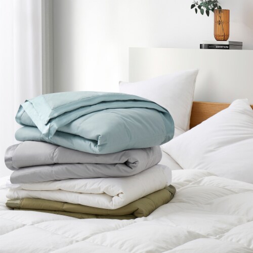 Ultra Lightweight 75 White Down Blanket Full Queen Foods Co