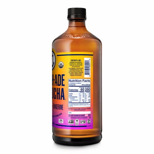 Health-Ade Kombucha® Passion Fruit Tangerine Kombucha Perspective: right