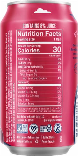 Health-Ade® Sunsip™ Cherry Cola Prebiotic Soda Can Perspective: right