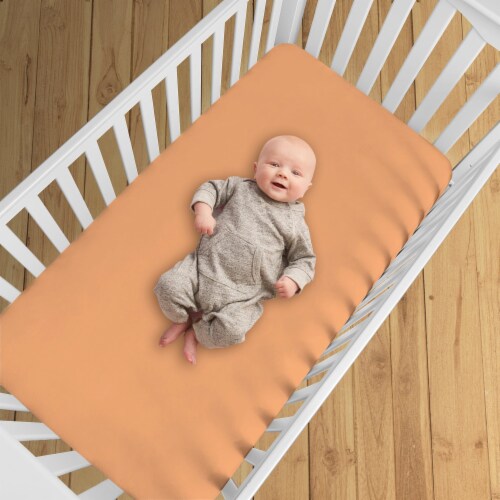 BreathableBaby All in One Fitted Sheet Waterproof Cover for 52 x28 Crib Coral 2 2 Pack Jay C Food Stores
