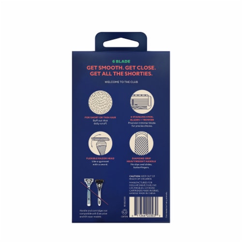 Dollar Shave Club Six-Blade Razor Starter Set Perspective: right
