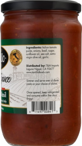 Tantillo Tomato Basil Pasta Sauce Perspective: right