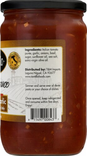 Tantillo Roasted Garlic Pasta Sauce Perspective: right