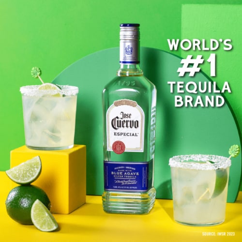 Jose Cuervo Especial Silver Tequila Perspective: right