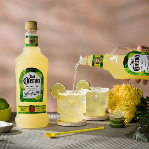 Jose Cuervo Authentic Margarita Classic Lime Prepared Cocktails Ready To Serve Perspective: right