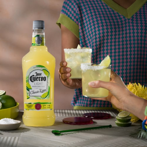 Jose Cuervo Authentic Margarita Classic Lime Light Prepared Cocktails Ready To Serve Perspective: right
