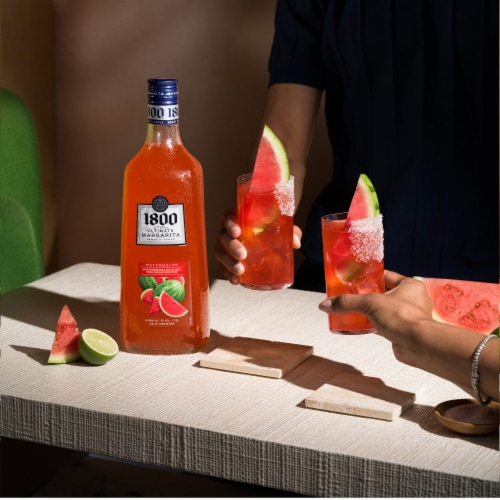 1800 The Ultimate Margarita® Watermelon Prepared Cocktails Ready To Serve Perspective: right