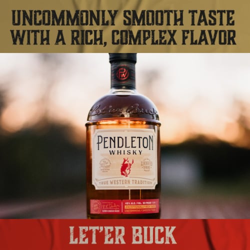 Pendleton Original Canadian Whiskey Perspective: right