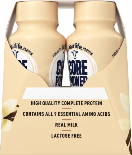 Core Power® Vanilla High Protein Milk Shakes Perspective: right