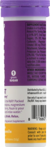 Nuun® Hydration Rest Lemon Chamomile Effervescent Electrolyte Tablets Perspective: right