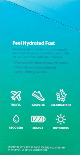 Nuun® Instant Strawberry Lemonade Electrolyte Drink Mix Stick Packs Perspective: right