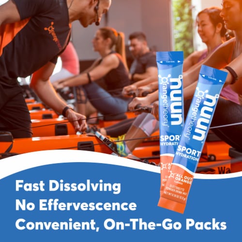 Nuun Sport Electrolyte Powder Packets, All Out Orange Flavor Perspective: right