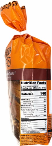 St Pierre Cinnamon Brioche Twist Hand Braided Bread Perspective: right