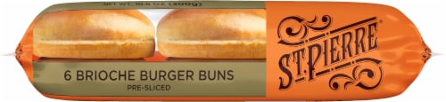 St Pierre® Brioche Hamburger Buns Perspective: right