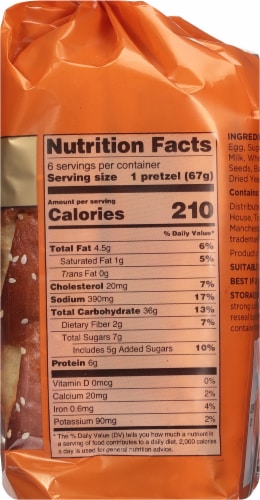 St Pierre® Pre-Cut Brioche Pretzel Rolls Perspective: right