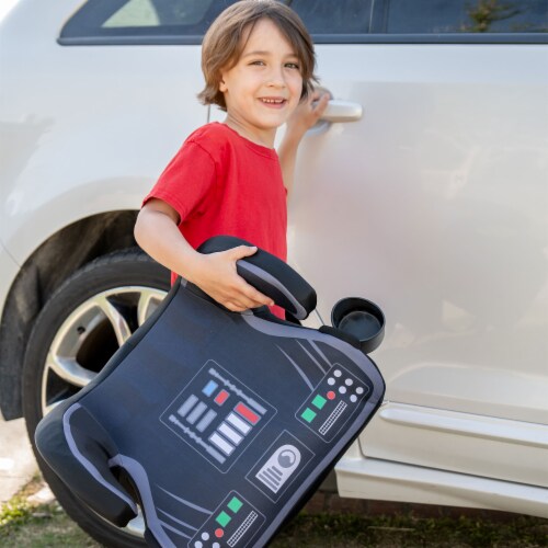 KidsEmbrace KE-4801DAR Darth Vader Backless Car Seat for Kids 4 Years and Up Perspective: right