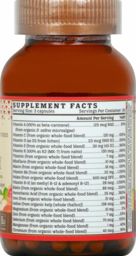 NutriGold Organic Prenatal Multi Gold Dietary Supplement Perspective: right