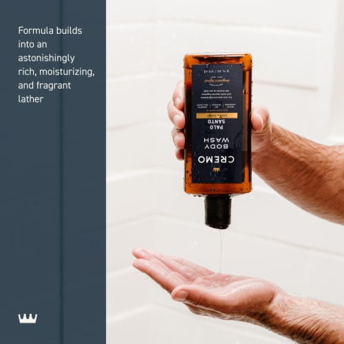 Cremo Palo Santo Rich-Lathering Body Wash For Men Skin-Moisturizing With Fragrant Lather Perspective: right