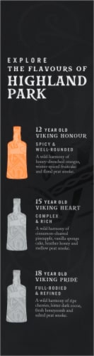 Highland Park 12 Year Single Malt Scotch Whisky Perspective: right