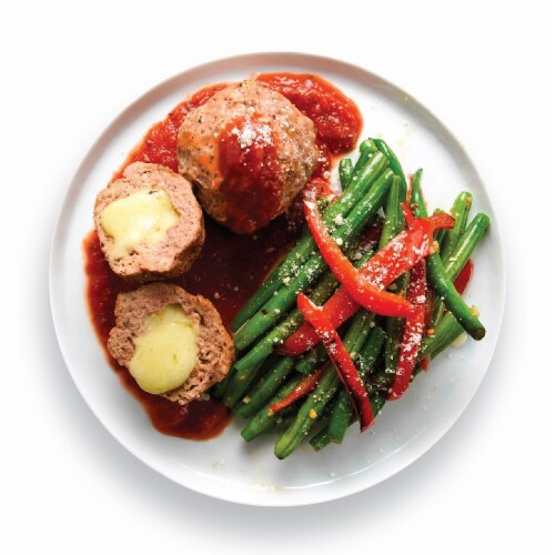 Home Chef Meal Kit Provolone Stuffed Turkey Mini Meatloaves Perspective: right