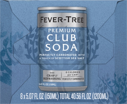 Fever-Tree Premium Club Soda Cans Perspective: right