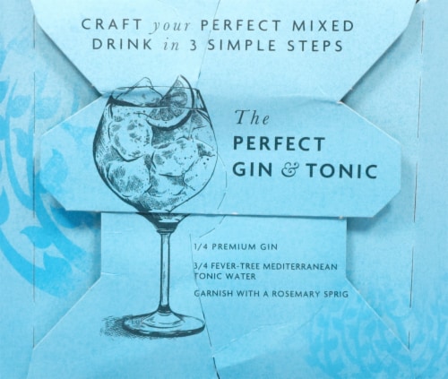 Fever-Tree Lemon Thyme & Rosemary Mediterranean Tonic Water Cans Perspective: right