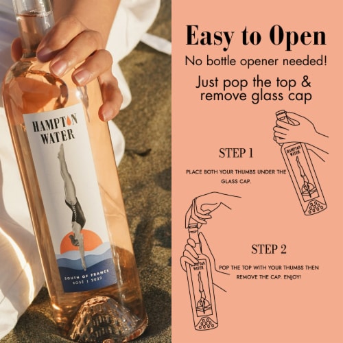 Hampton Water Rose Wine France 2019 Perspective: right
