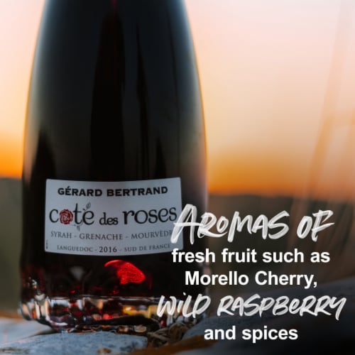 Gerard Bertrand Cote des Roses Pinot Noir France Red Wine Perspective: right