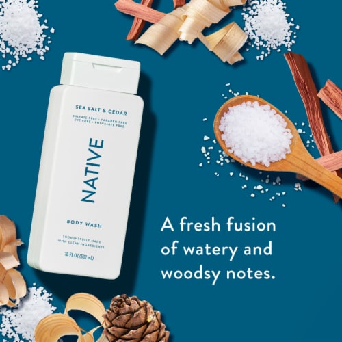 Native Body Wash with Sea Salt & Cedar Perspective: right