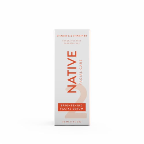 Native Brightening Vitamin C and Niacinamide Fragrance Free Facial Serum Perspective: right