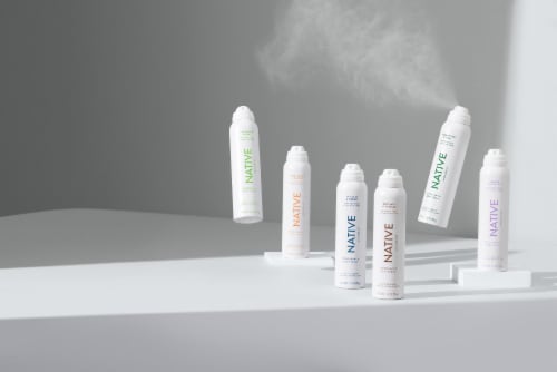 Native Sea Salt & Cedar Whole Body Deodorant Spray Perspective: right