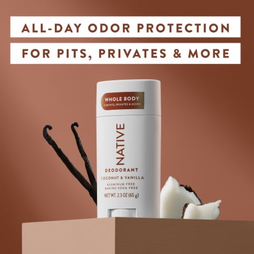 Native Whole Body Deodorant - Coconut & Vanilla Perspective: right
