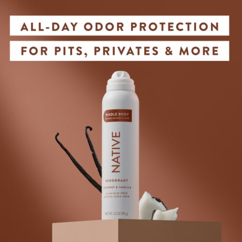 Native Whole Body Deodorant Spray - Coconut & Vanilla Perspective: right