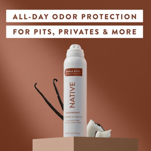 Native Whole Body Deodorant Spray - Coconut & Vanilla Perspective: right