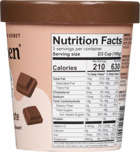 Fronen® Chocolate Non-Dairy Frozen Dessert Perspective: right