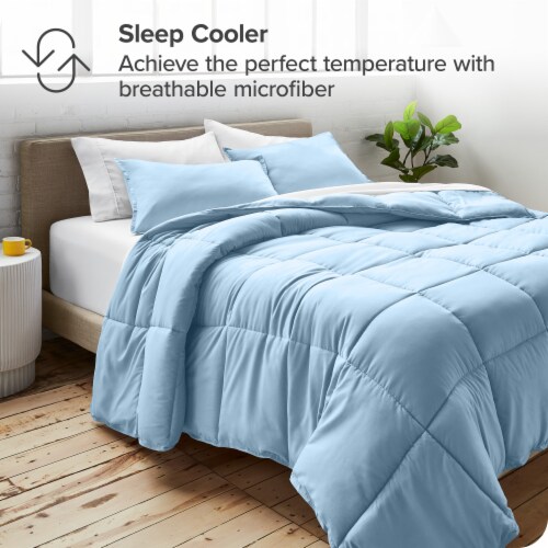 Light blue twin comforter set online