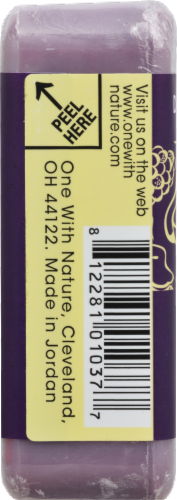 One With Nature Dead Sea Minerals Blackberry Pear Soap Perspective: right