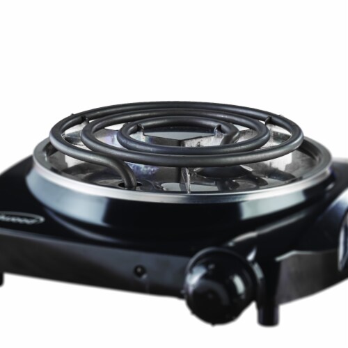 Brentwood Electric 1000 W Single Burner - Black Perspective: right