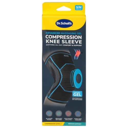 Dr. Scholl's™ Advanced Massaging Gel Compression Knee Sleeve Perspective: right