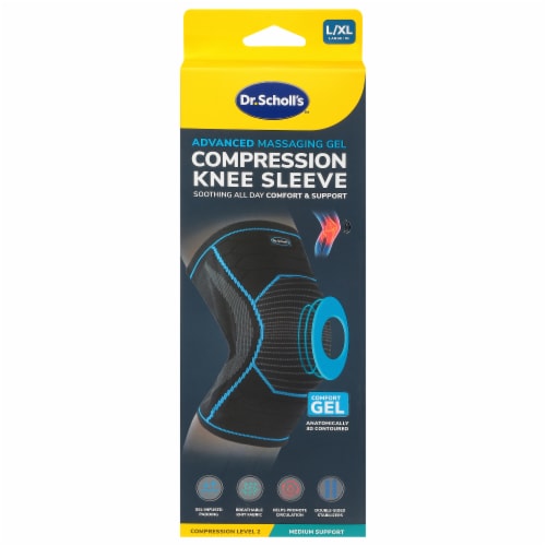 Dr. Scholl's™ Advanced Massaging Gel Compression Knee Sleeve Perspective: right
